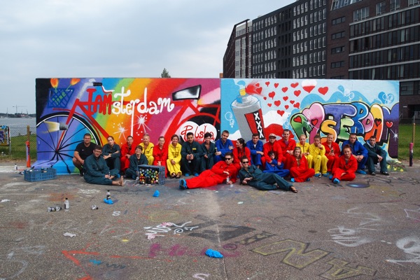 Das Amsterdamer Graffiti-Erlebnis.