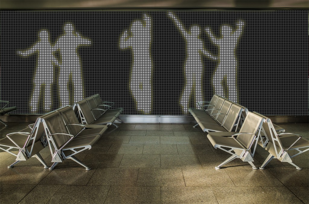 Led spegel