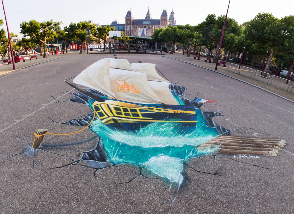 3d streetpainting sailING