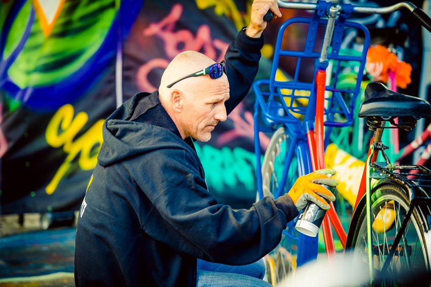 Breau for Reuring graffiti demonstration workshop