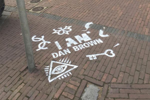 AM chalk campaign