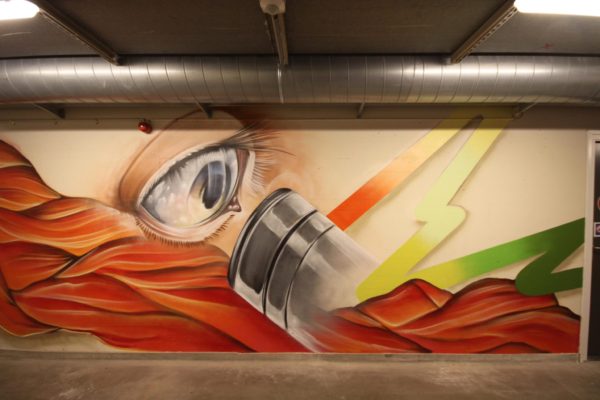 Radboud University wall painting
