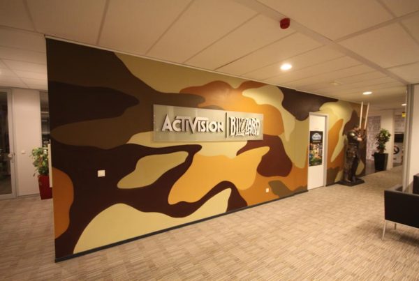 Pintura de parede Activision