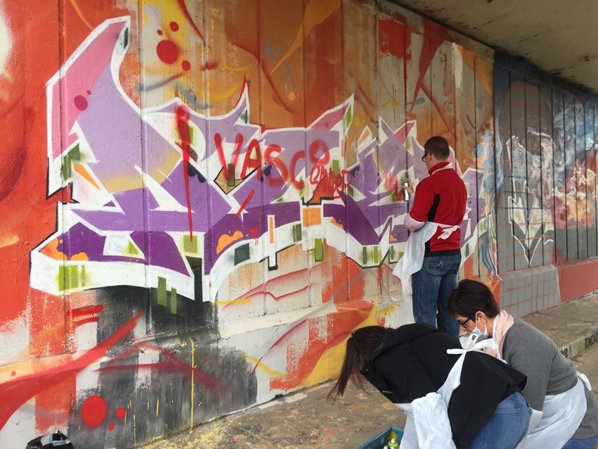 Graffiti workshop in Dilsen-Stokkem GRAFFITINETWERK