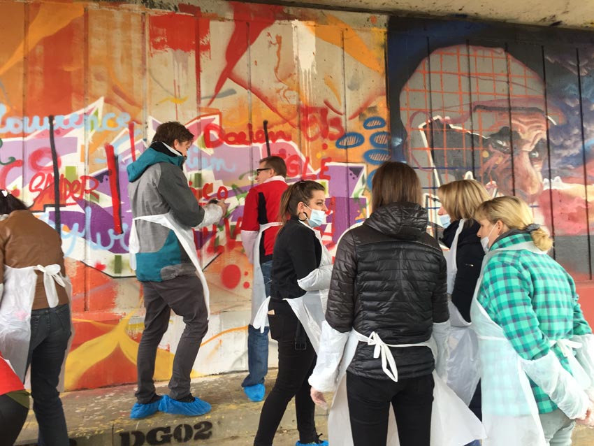 Graffiti workshop in Dilsen-Stokkem GRAFFITINETWERK