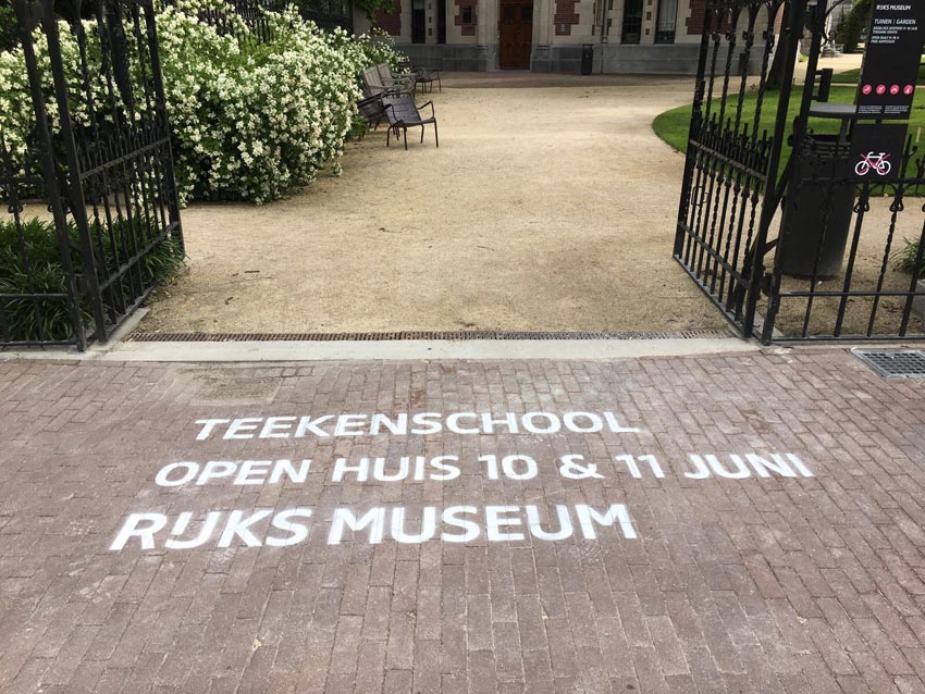 Krijt tekeningen Rijksmuseum
