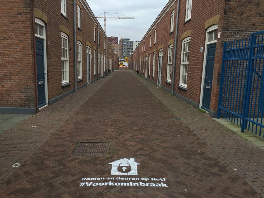 Kreideausdrücke Stadt Den Haag