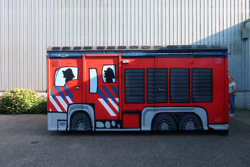 Pintura de brigada de incêndio