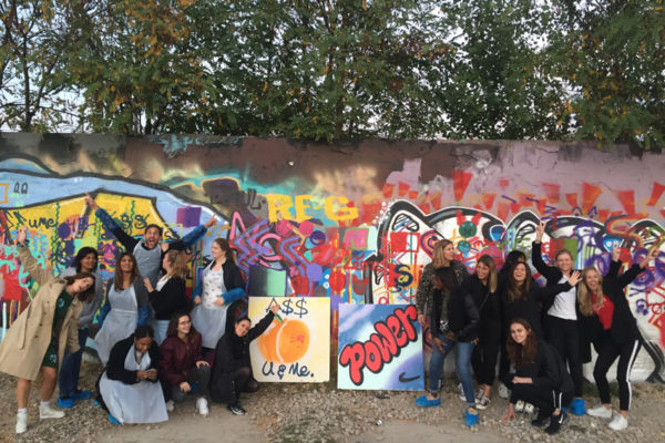 Graffiti-workshop som virksomhedsudflugt til Nike i Utrecht
