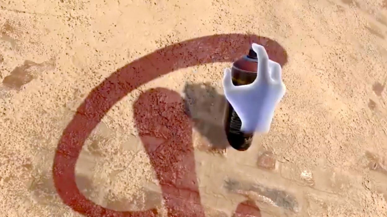 Legaal graffiti-spuiten in een virtuele omgeving