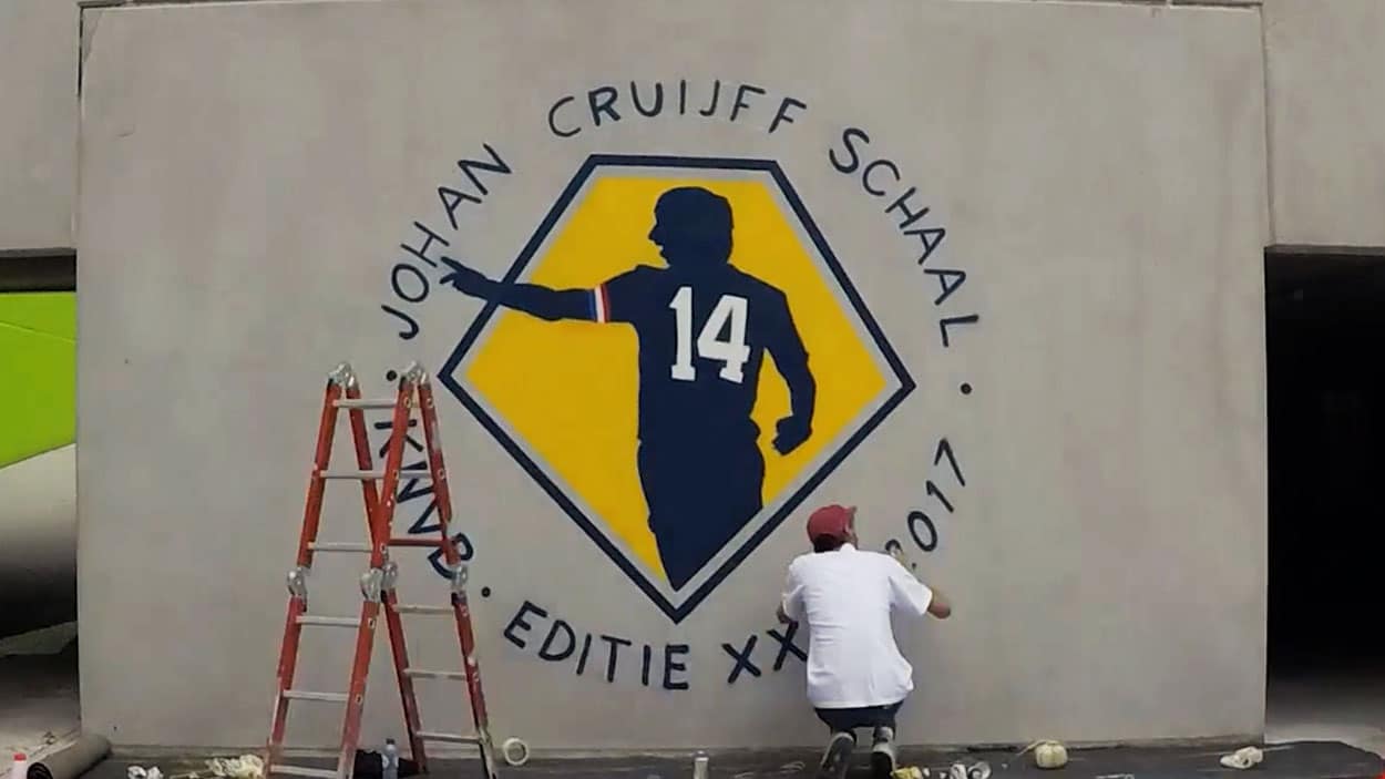 KNVB muurschildering