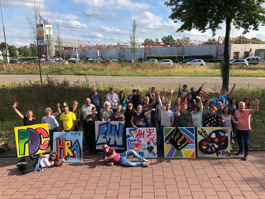 Graffiti workshops as a team building outing