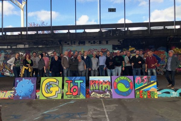 The graffiti workshop as a company outing