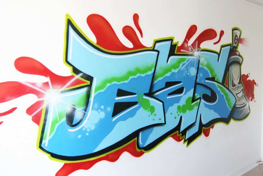 Graffiti name painting Ian • GRAFFITINETWERK