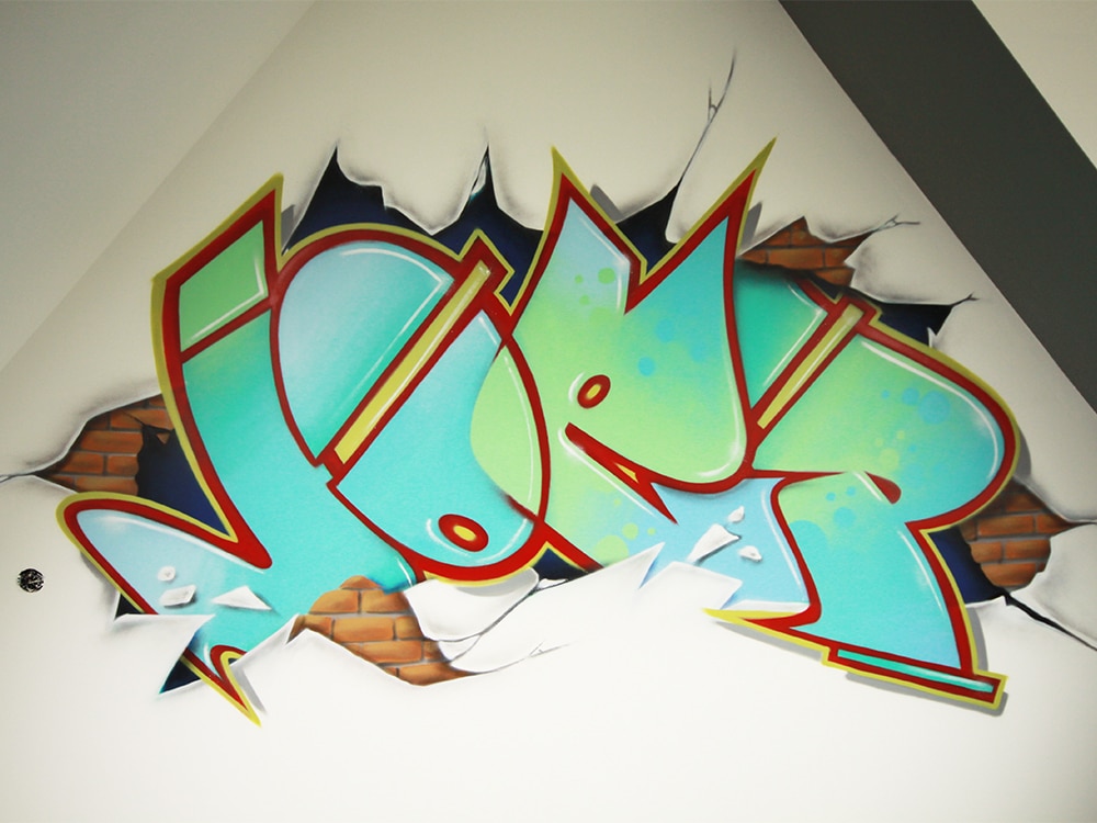 Graffiti værelse Joep