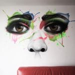 Street art ansigt