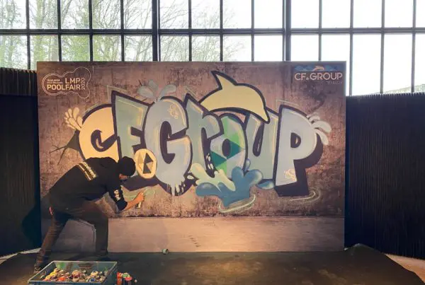 Graffiti entretenimento LMP Poolfair 2020