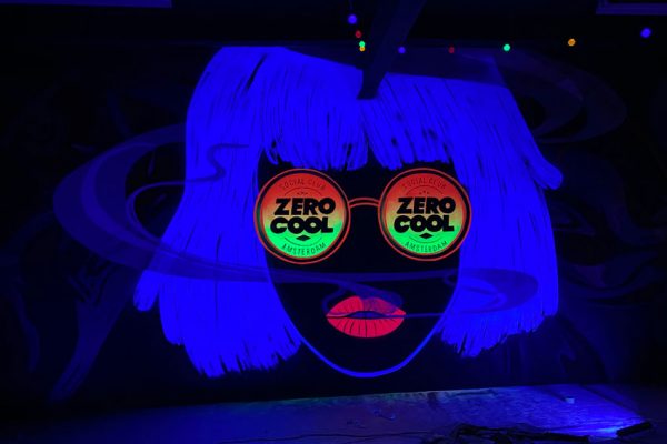 Glow in the dark mural Zero Cool