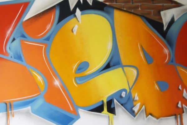 Graffiti kinderkamer inspiratie