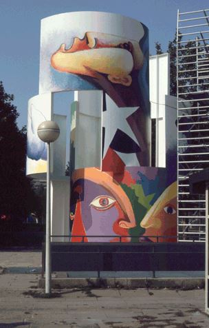 La colonne chilienne à Rotterdam