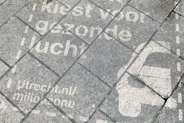 Zone environnementale de publicité de rue Utrecht
