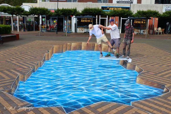 3D-Straßenmalfestival Veendam