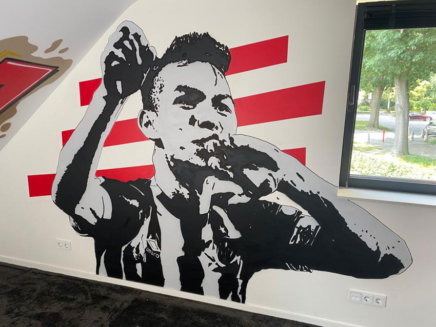 PSV painting Eindhoven