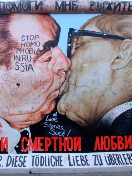 Kuss der Freundschaft - Berliner Mauer