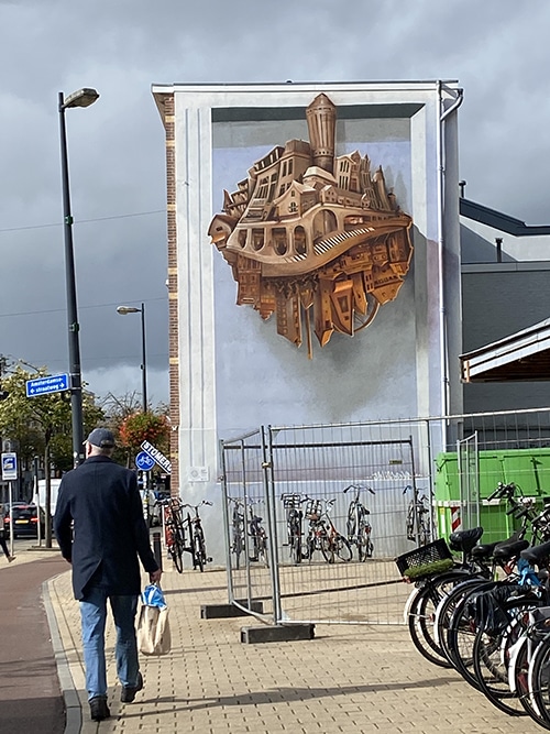 Jan ist das Man-Wandgemälde in Utrecht