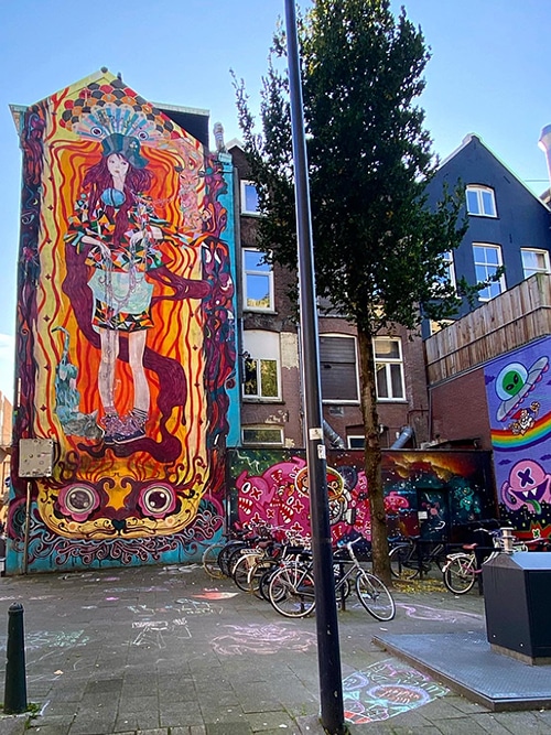 Street art kunst in Rotterdam