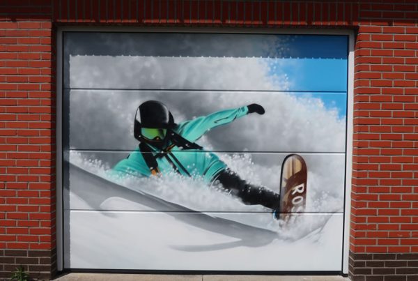 Garagem de snowboard em Boutersem