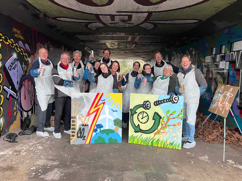 Graffiti-Workshop Avans in Den Bosch