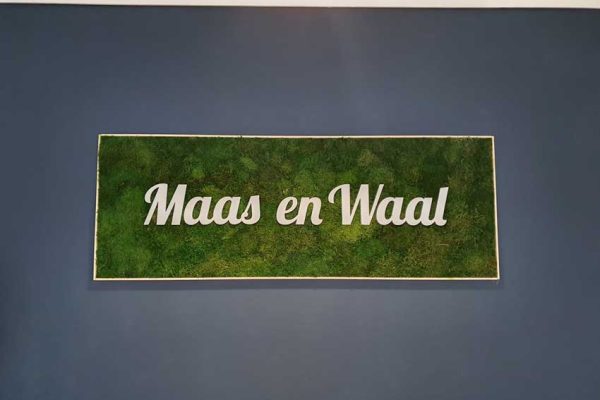 Logotipo de Mos y texto OMBS Maas en Waal