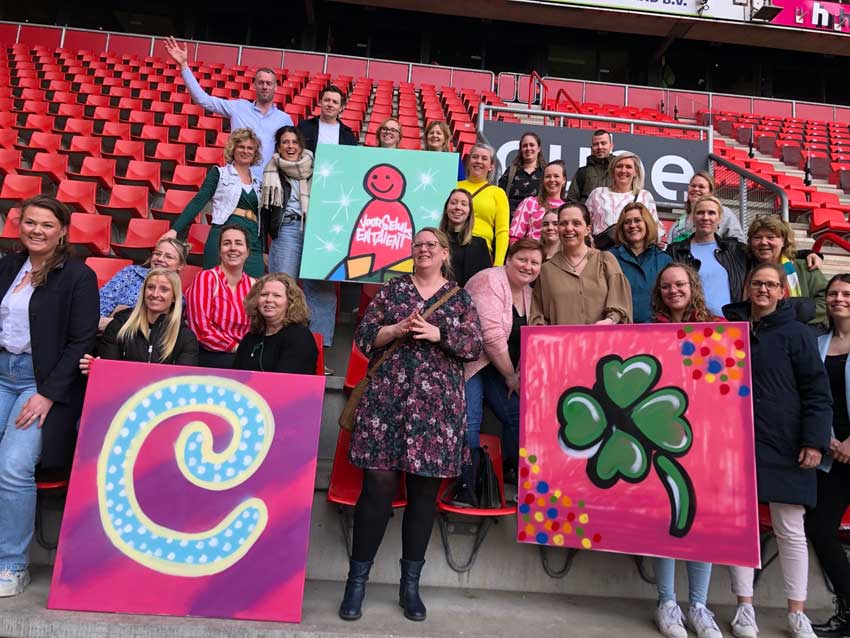 Graffiti afdelingsuitje bij de Grolsch Veste