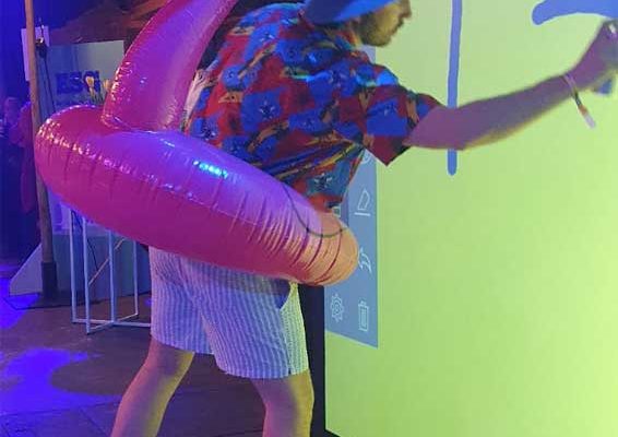 Graffiti wall Bol event in Jaarbeurs