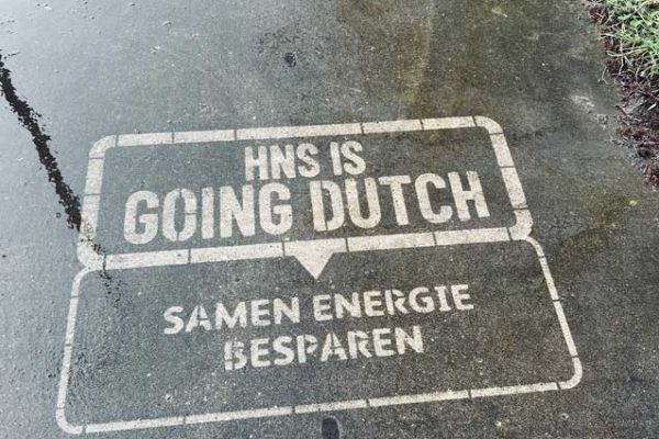 Reverse graffiti actie Heineken