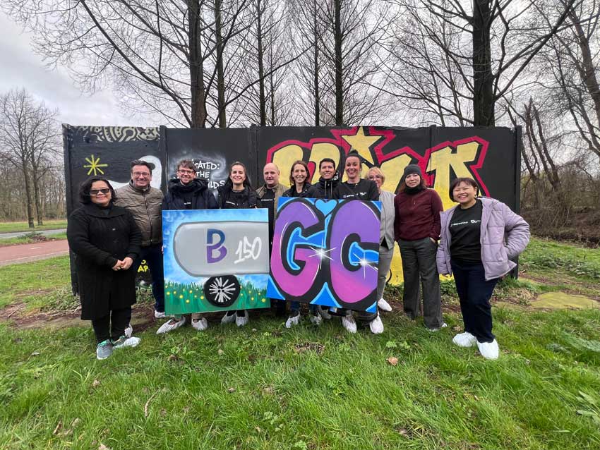 Brenntag graffiti incentive Amsterdam