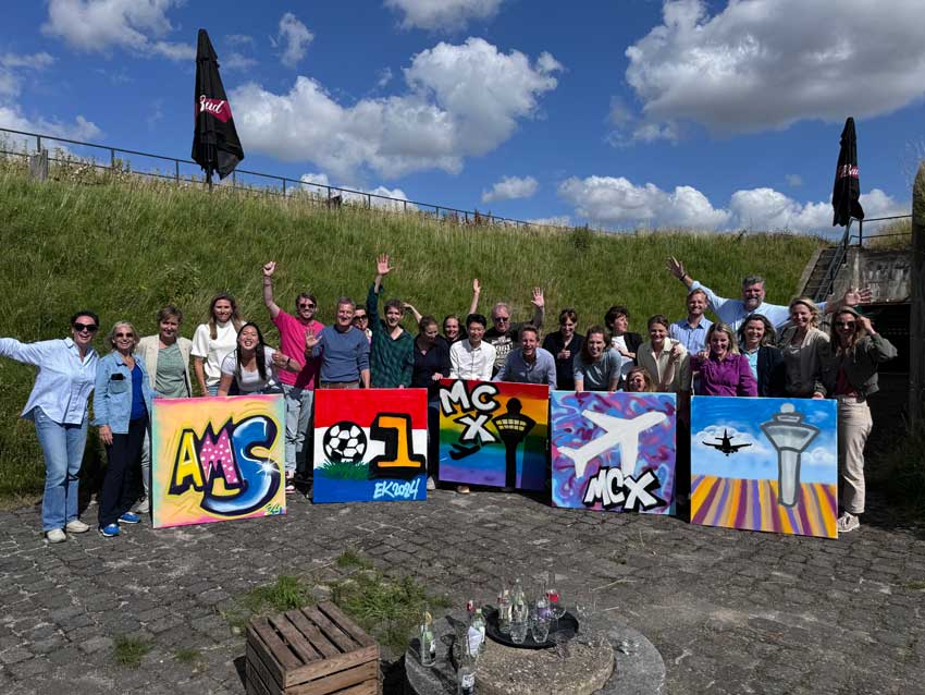 Teambuilding uitje Schiphol Groep 