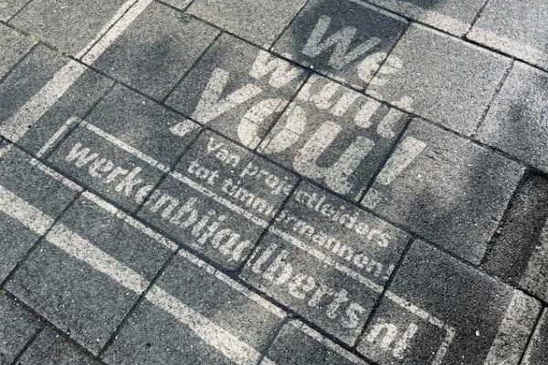 Guerrillamarketing actie Aalbertsbouw