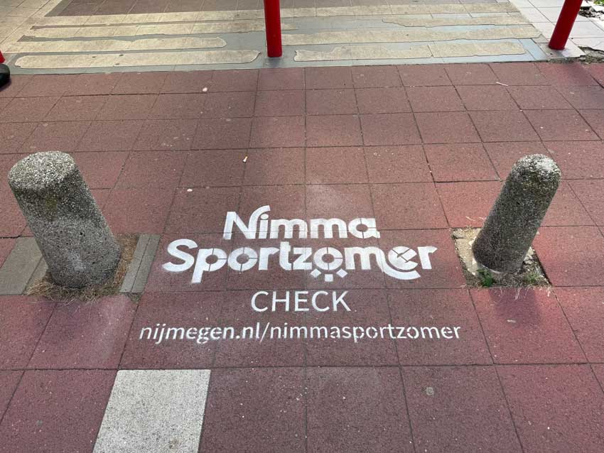 Krijt uitingen gemeente Nijmegen