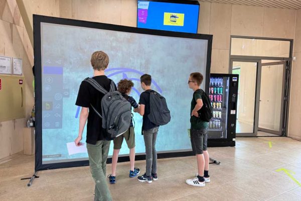 Digiffiti wall leerlingenfestival Eemsdelta