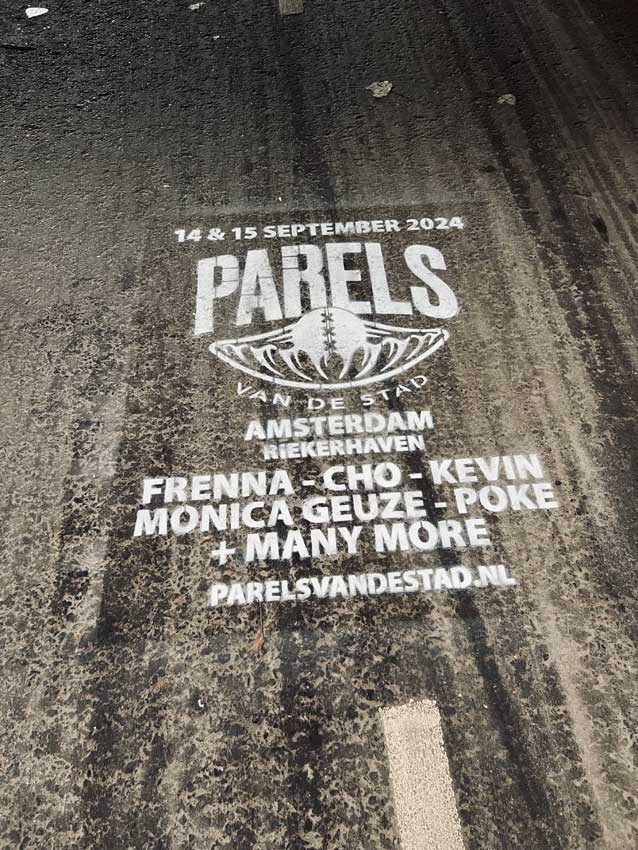 Guerrillamarketing Parels van de Stad