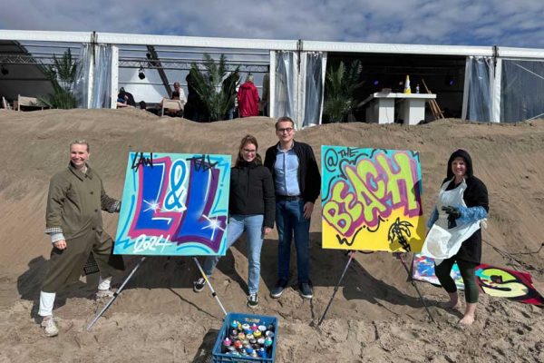 Graffiti workshop Loyens & Loeff in Noordwijk