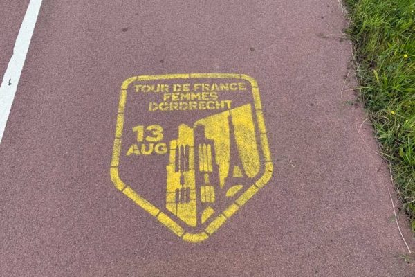 Tijdelijke straatmarkeringen Dordrecht