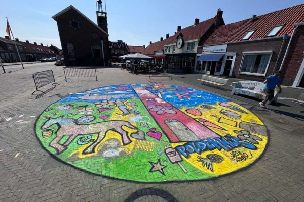 Streetpainting workshop Westkapelle