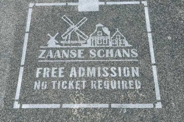 Grondmarkeringen Zaanse Schans