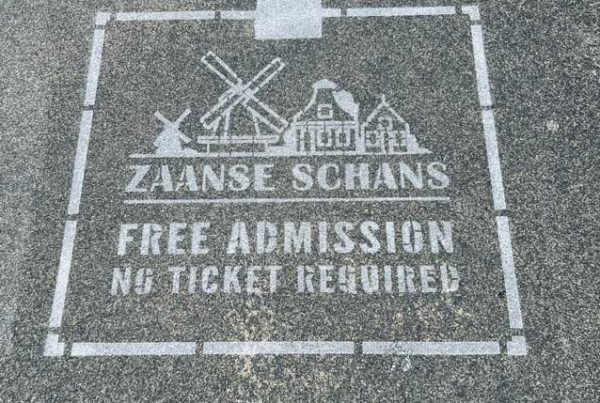 Grondmarkeringen Zaanse Schans