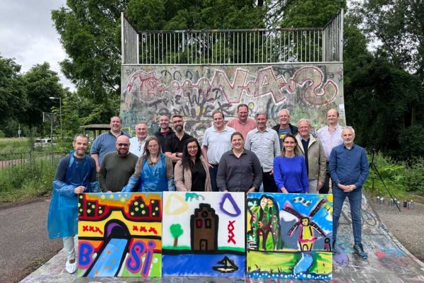 Graffiti als afdelingsuitje BSI Group