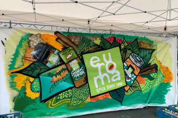Graffiti activiteit Euroma familiedag