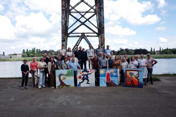 Graffiti bedrijfsuitje Daelmans in Maastricht